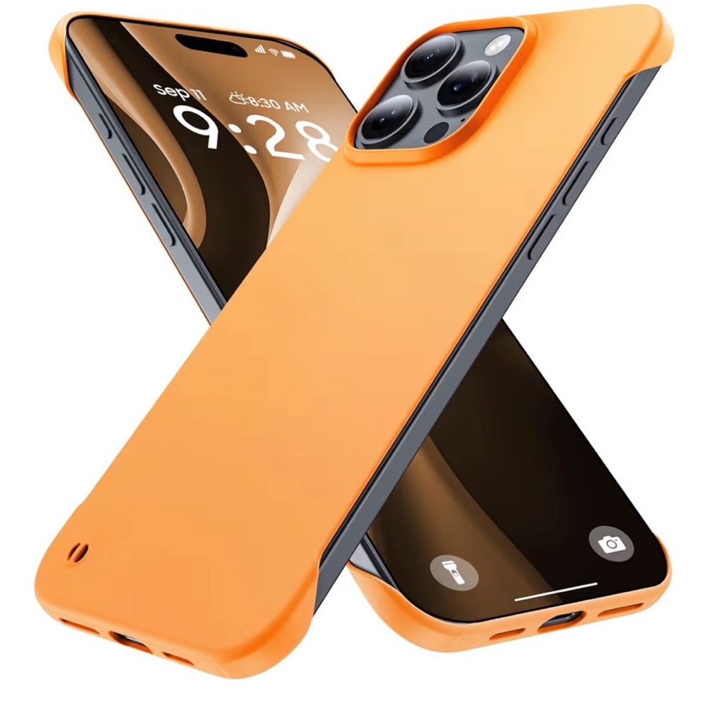 Frameless Matte Ultra Thin Case for iPhone 16 ProMax. CHOOSE YOUR COLOR.